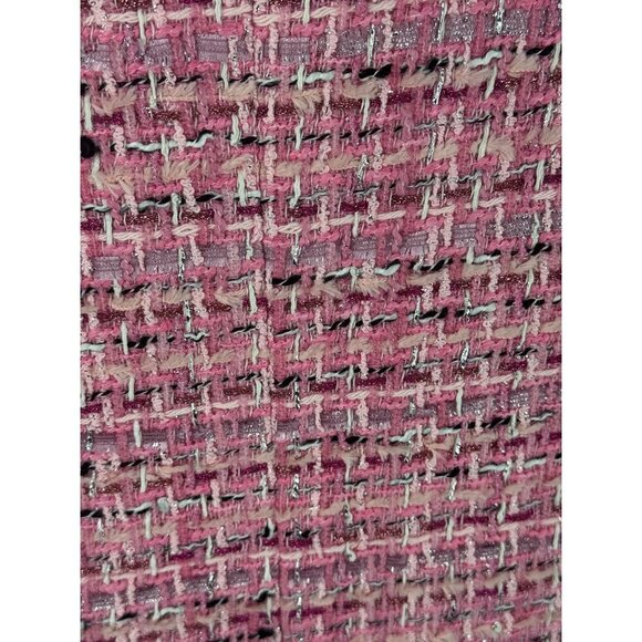 New Generation Love Peggy Tweed Car Coat in Pink Melange Size XL $595 - Picture 11 of 11